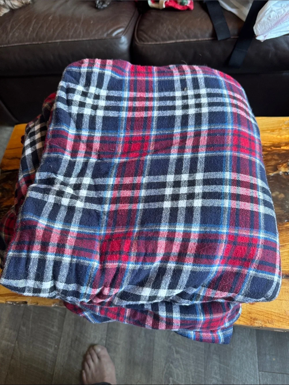 Plush Plaid Flannel sheets